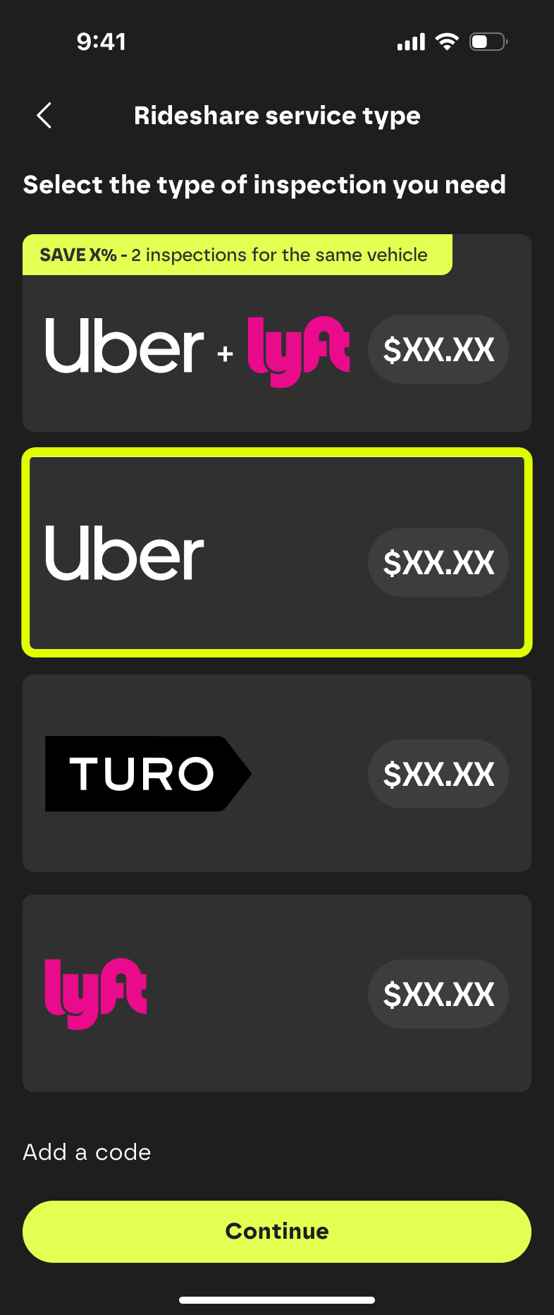 Tinker Rideshare Inspection | Online Uber & Lyft Inspection